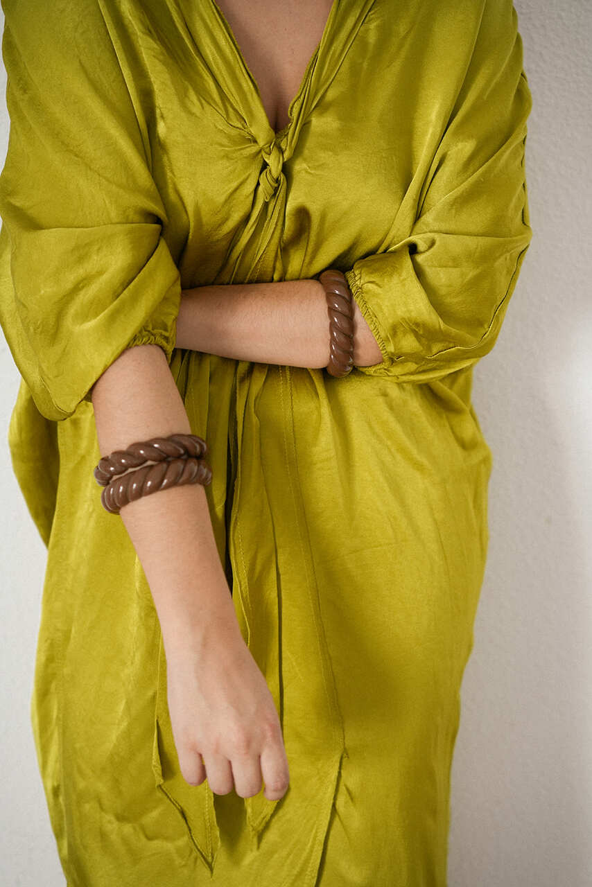 PULSERA TWIS MARRON
