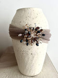 CHOKER TUL BROCHE