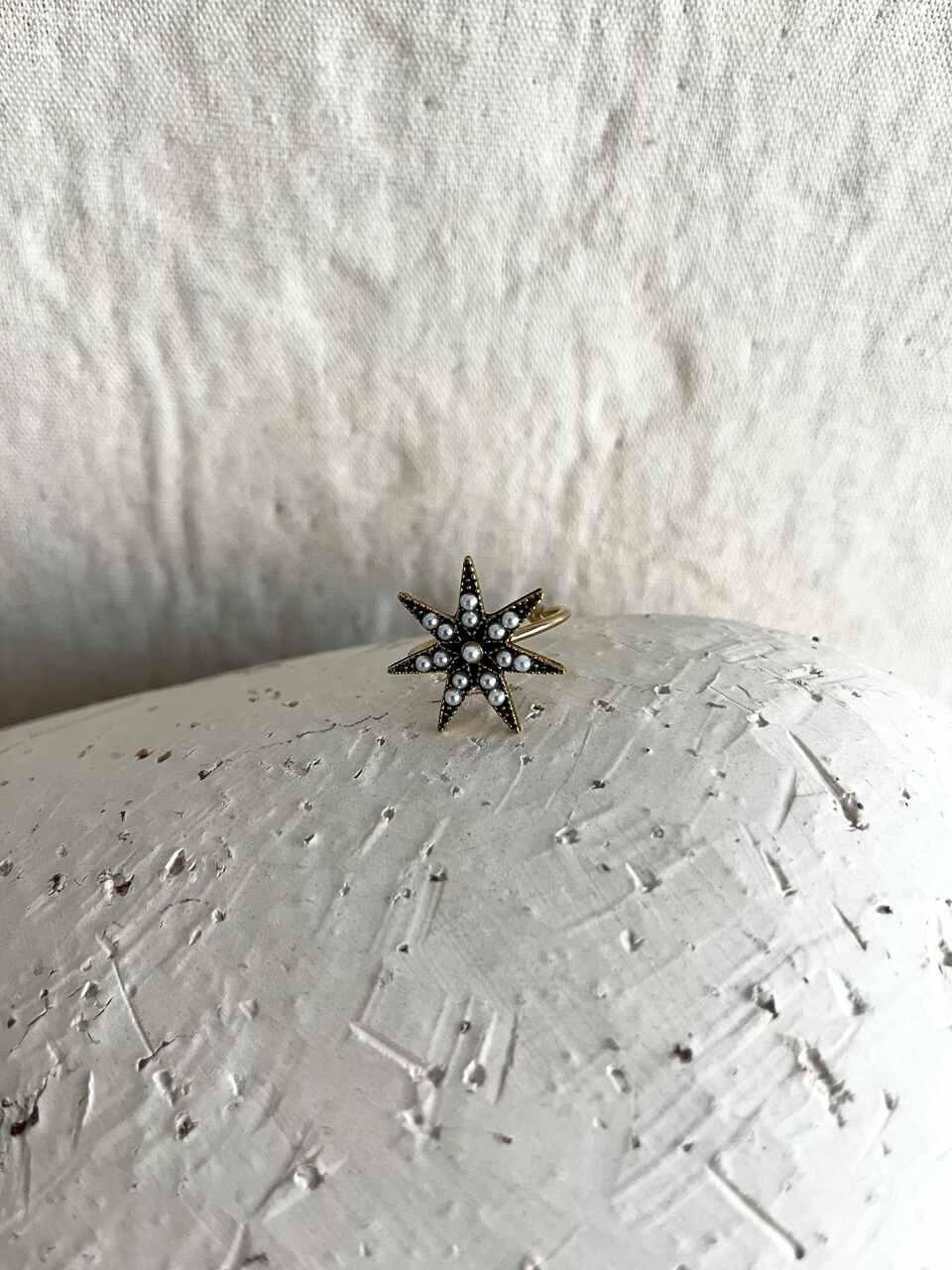 ANILLO ESTRELLA PERLADA