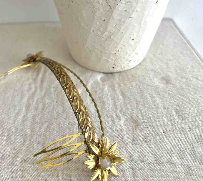 TIARA LABRADA TRASERA