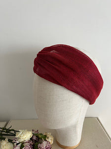 TURBANTE BANDA VINO