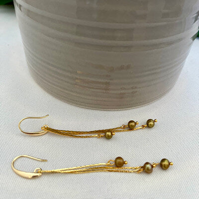 PENDIENTES GRACE OCRE
