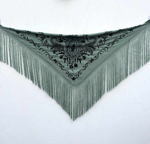 MANTON GABRIELA VERDE VIEJO