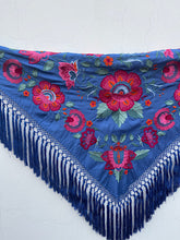 Cargar imagen en el visor de la galería, MANTÓN VALERIA AZUL
