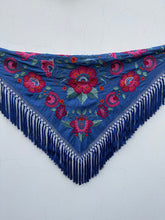 Cargar imagen en el visor de la galería, MANTÓN VALERIA AZUL
