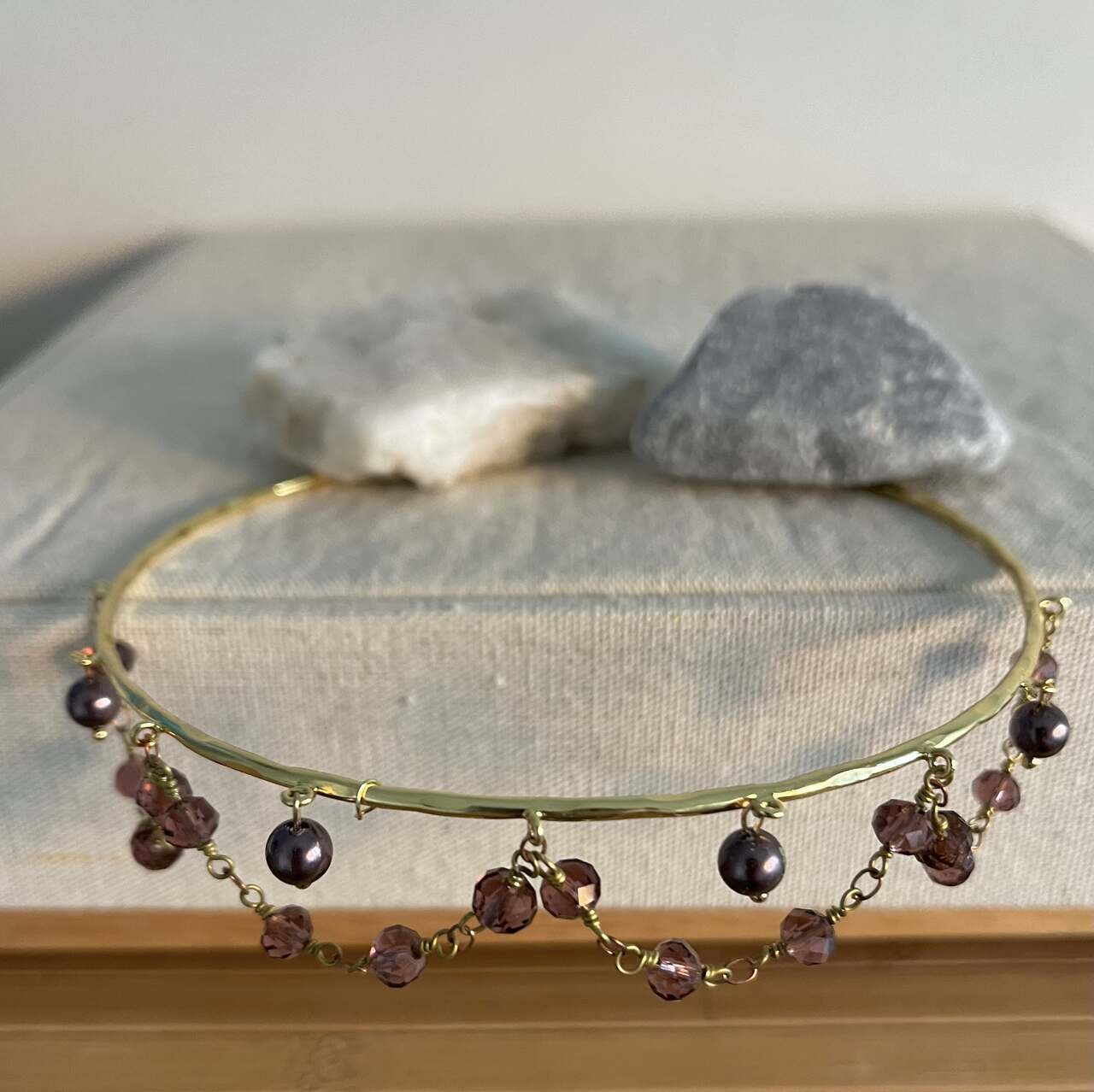 CHOKER BURGUNDY
