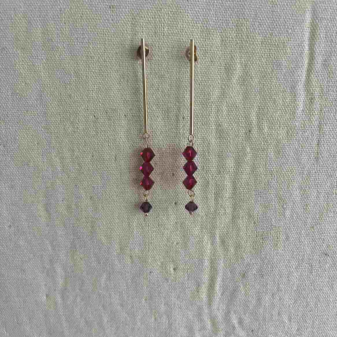 PENDIENTES CEREZA