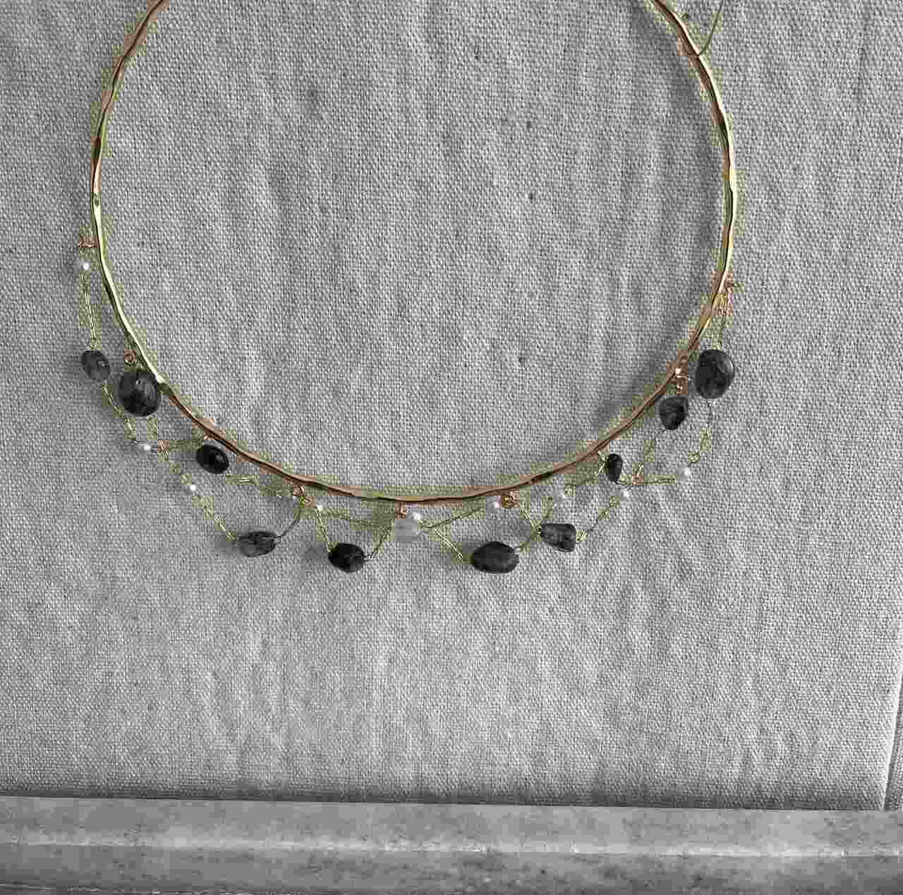 CHOKER NOIRGREY
