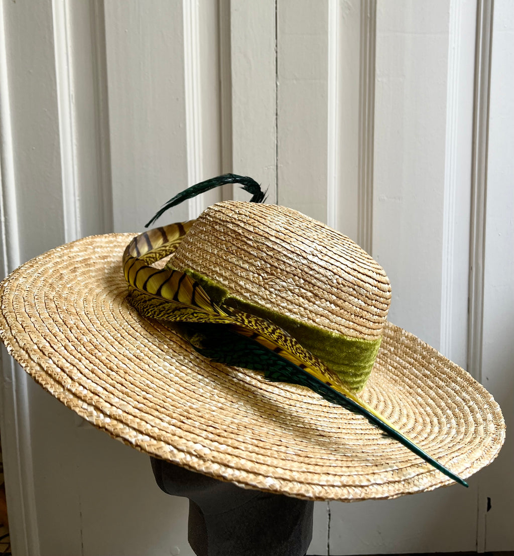 SOMBRERO PAJA OLIVE