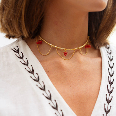 CHOKER PERLAS