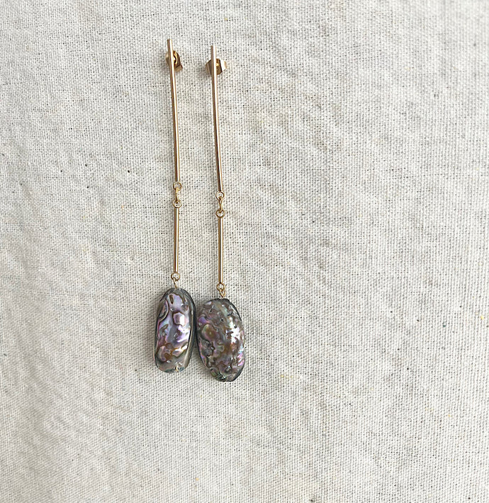 PENDIENTES  PERLA OVAL