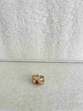 ANILLO PIEDRA CORAL