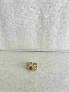 ANILLO PIEDRA CORAL