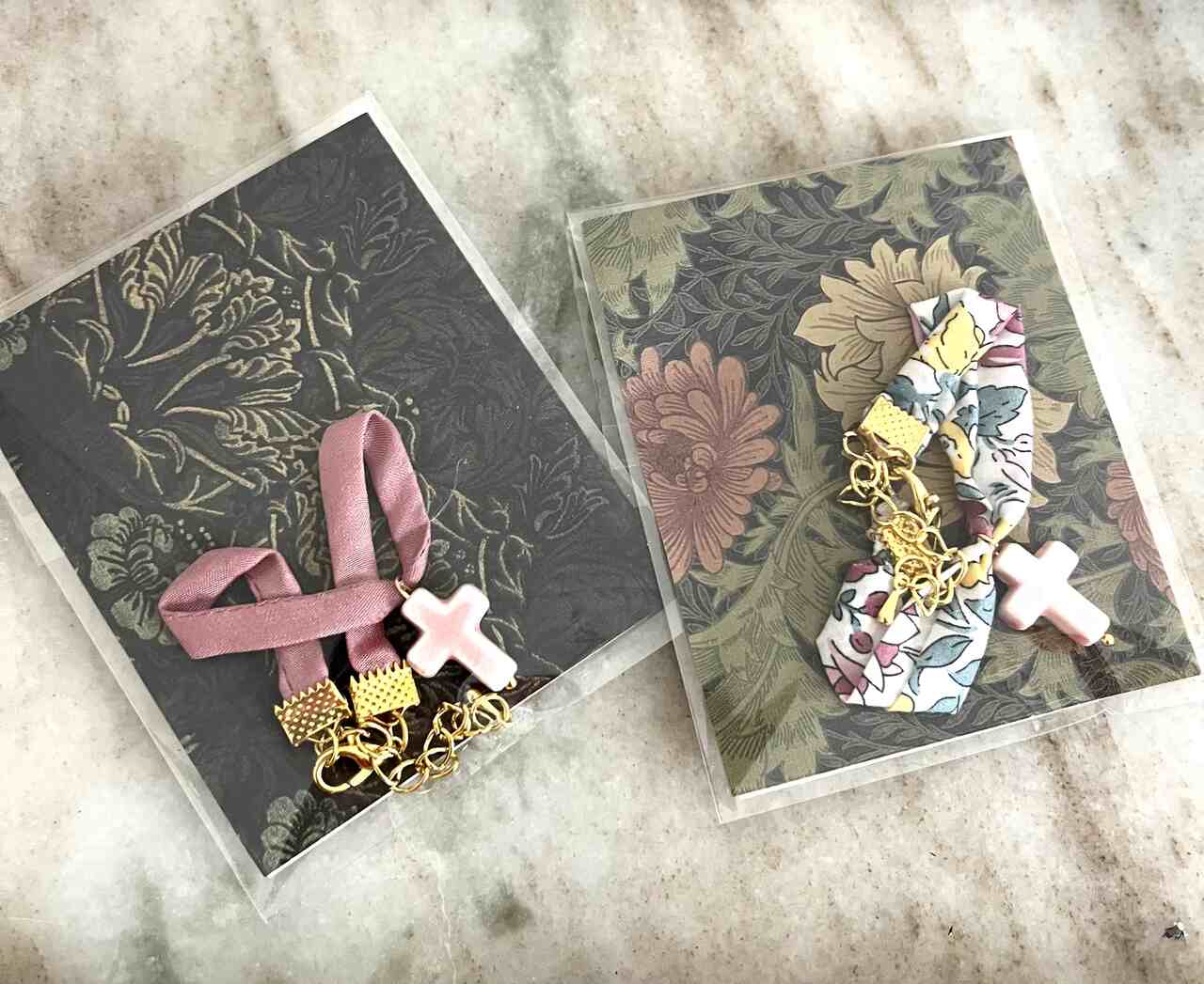 PULSERA LIBERTY CRUZ CERAMICA