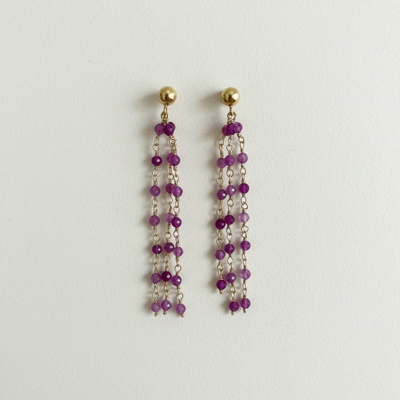PENDIENTES CADENA BUGANVILLA