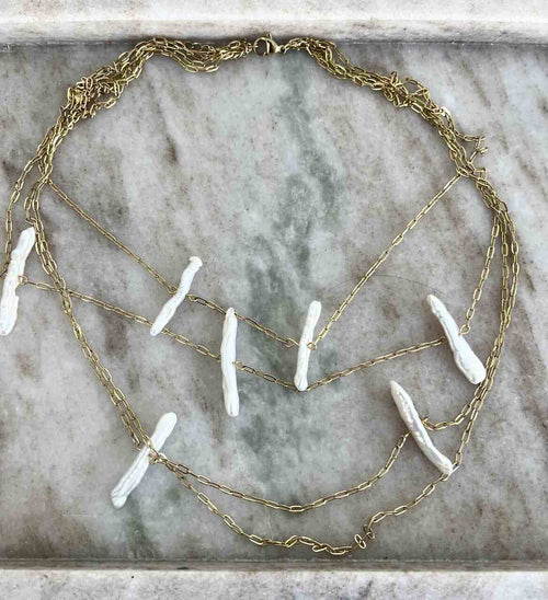 COLLAR PERLAS CULTIVADAS LARGAS