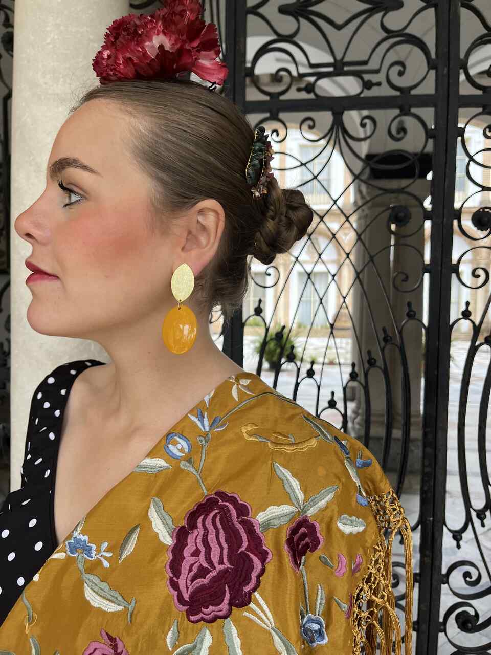 PENDIENTES HOJA DE LATÓN