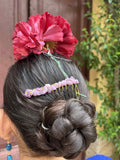 PEINA CRISTAL LILA