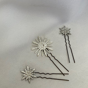 TRIO ESTRELLAS BRITHIS PLATEADO