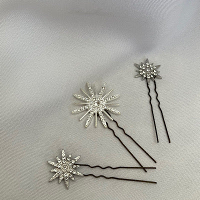TRIO ESTRELLAS BRITHIS PLATEADO