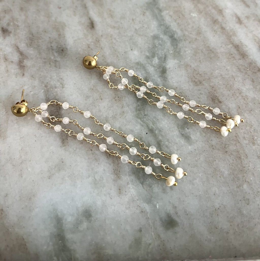 PENDIENTES CADENA HIELO