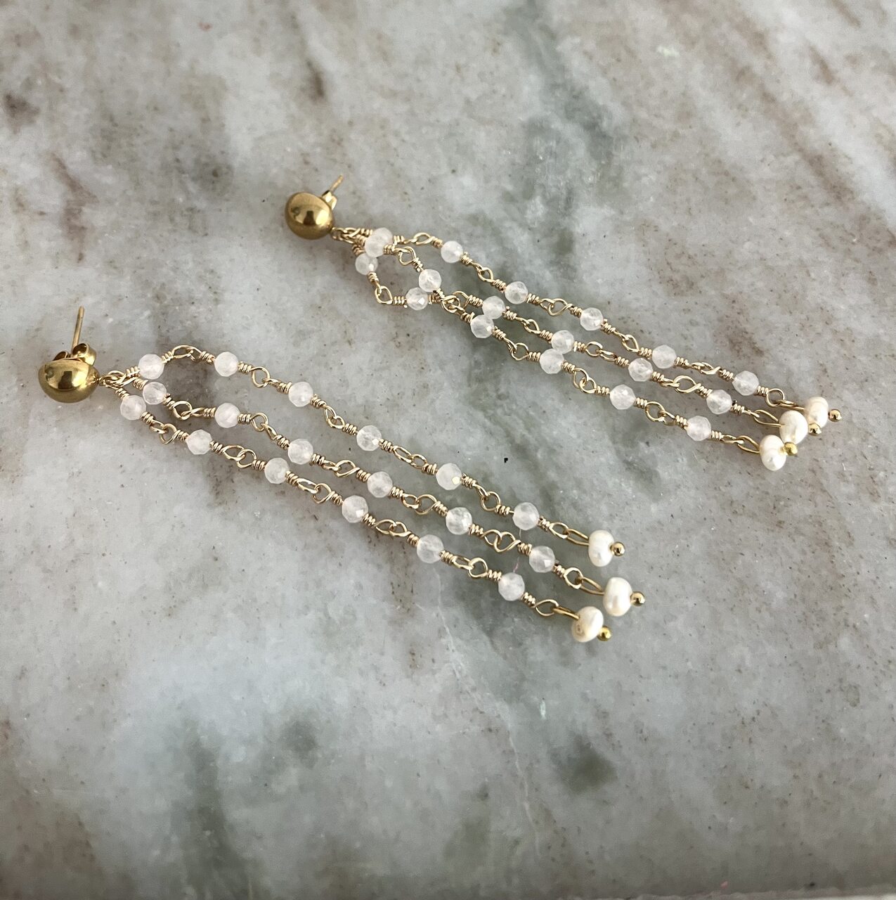 PENDIENTES CADENA HIELO
