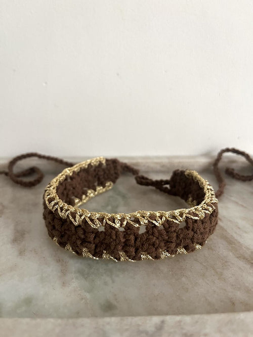 CHOKER CROCHET BRILLO