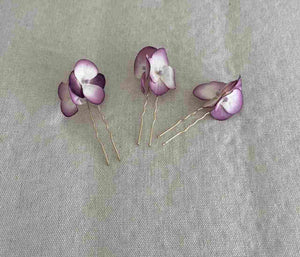 TRIO FLORES MAGENTA Y CRUDO
