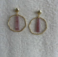 PENDIENTES PIEDRA CUARZO