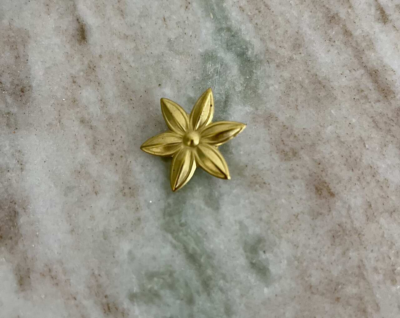 BROCHE  FLOR LATON