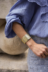 PULSERA METAL RECTANGULOS
