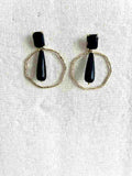 PENDIENTES LAGRIMA AZABACHE