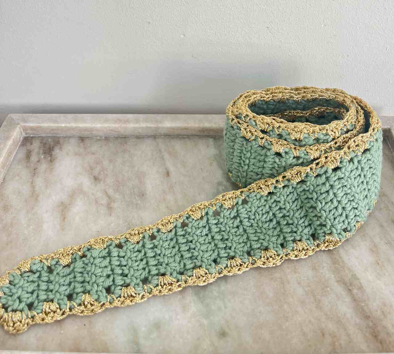CINTURON BUFANDA CROCHET