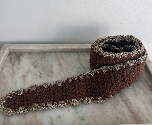 CINTURON BUFANDA CROCHET