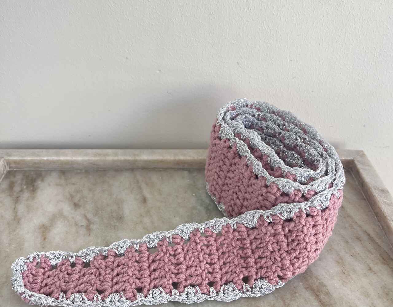 CINTURON BUFANDA CROCHET