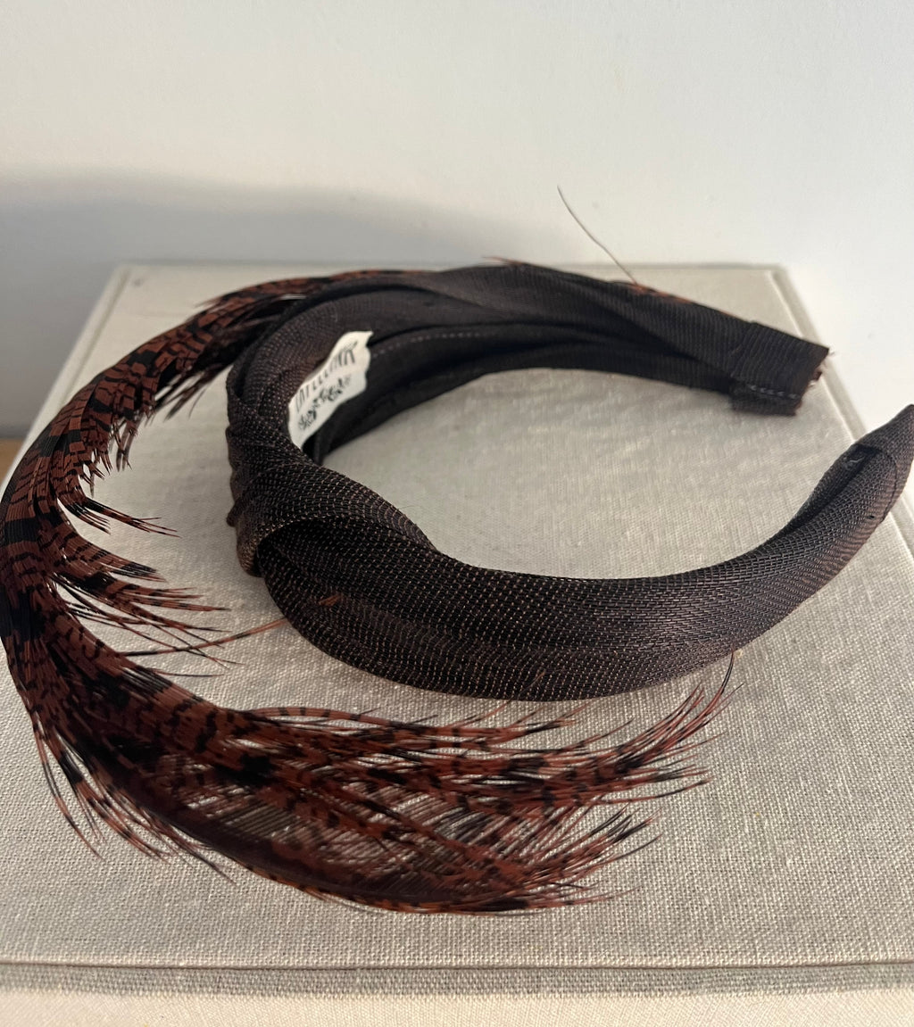 DIADEMA  MARRON CHOCOLATE
