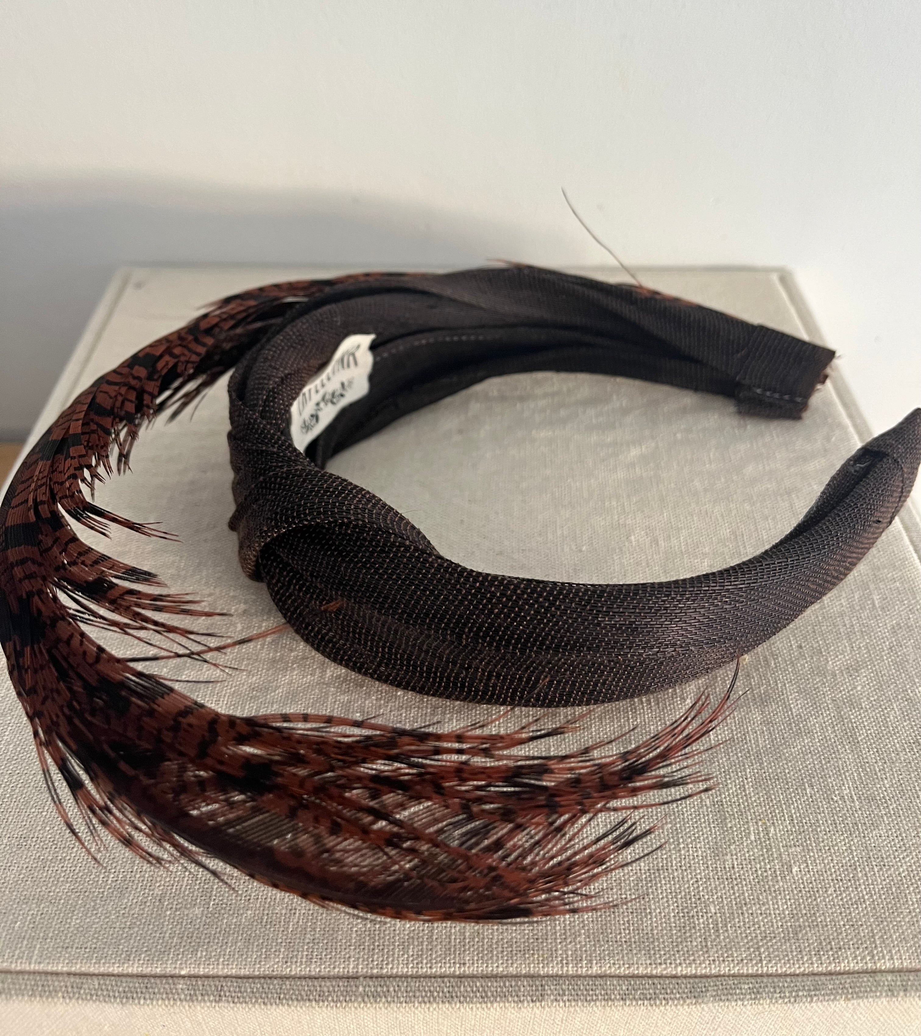 DIADEMA  MARRON CHOCOLATE