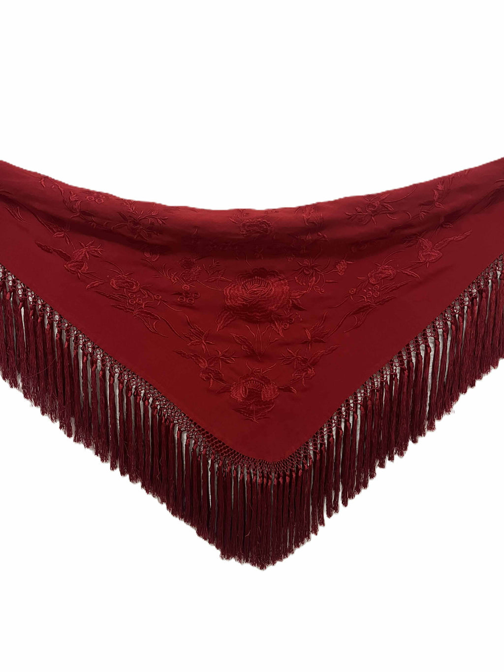 MANTON ALBA CUADRADO ROJO SANGRE
