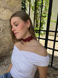 CHOKER ONDAS CROCHET