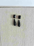 PENDIENTES LAGRIMA NEGRA