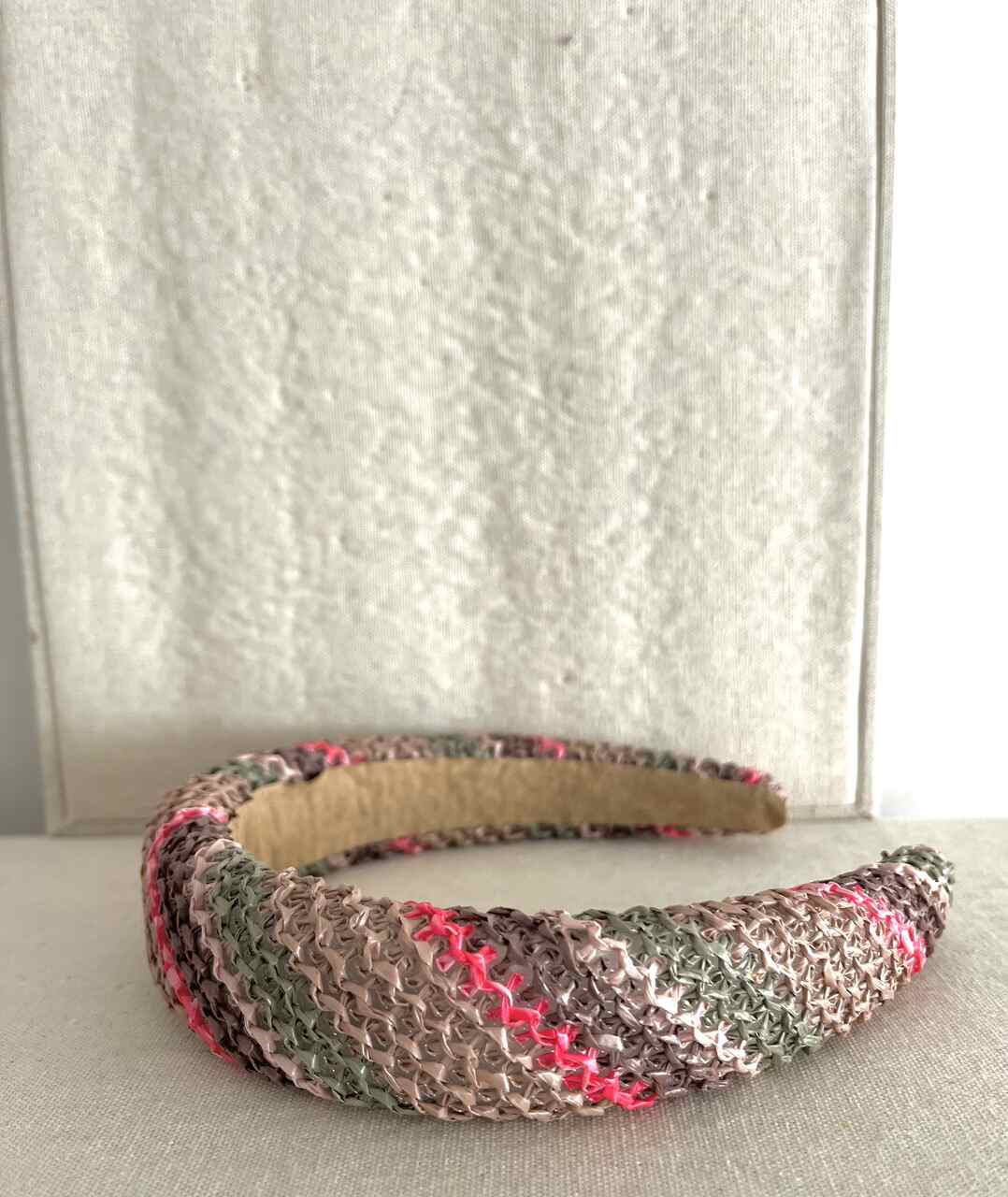 DIADEMA RAFIA CROCHET
