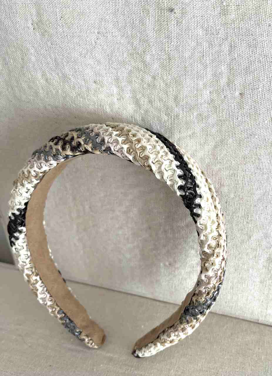 DIADEMA RAFIA CROCHET