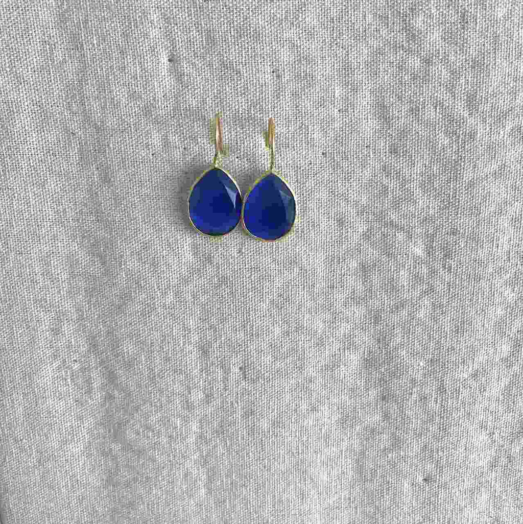 PENDIENTES LAGRIMA CRISTAL