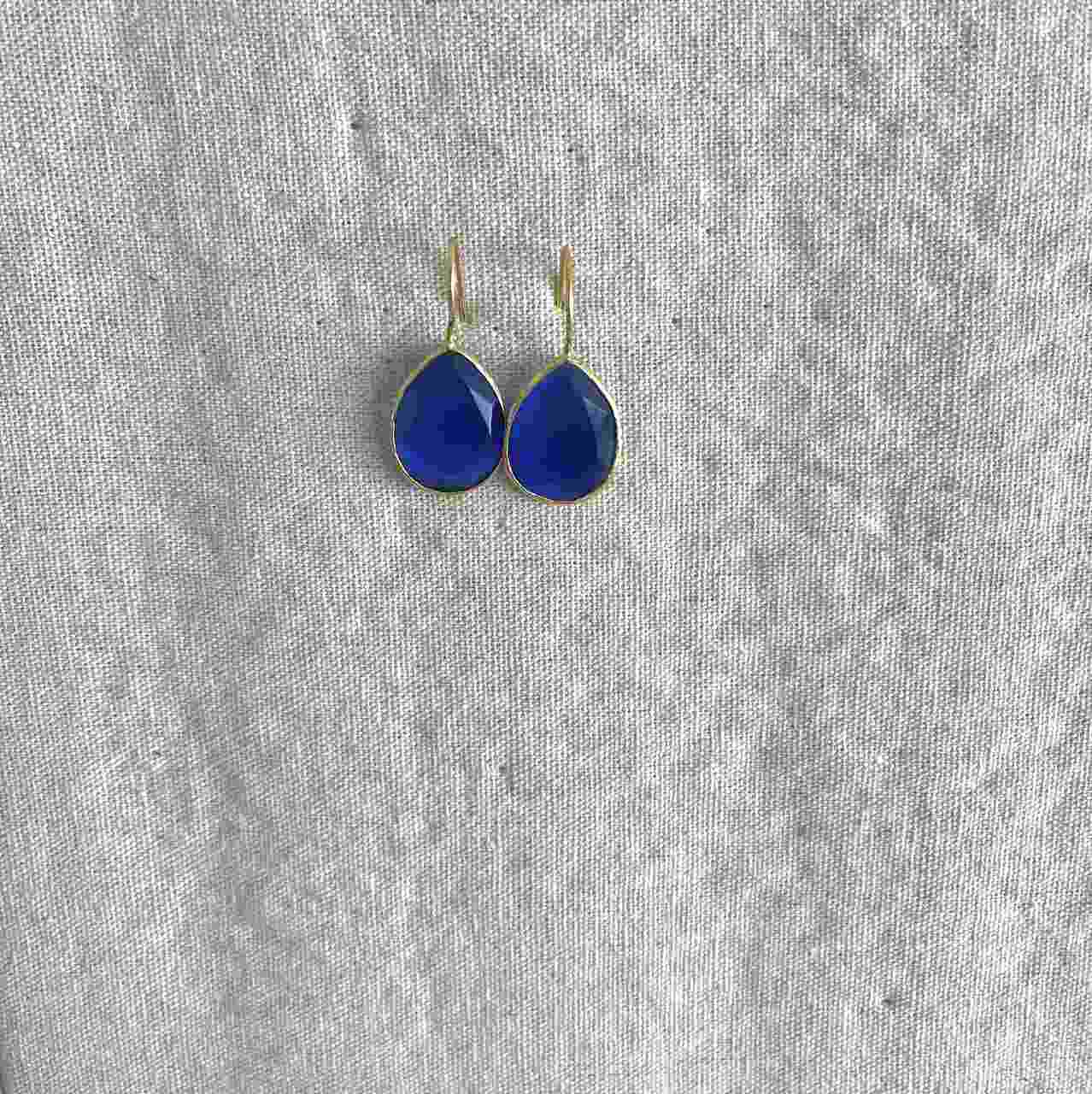 PENDIENTES LAGRIMA CRISTAL