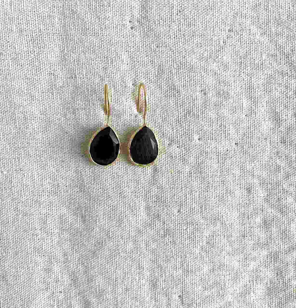 PENDIENTES LAGRIMA CRISTAL