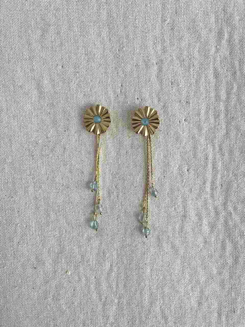 PENDIENTES CRISTAL MAR