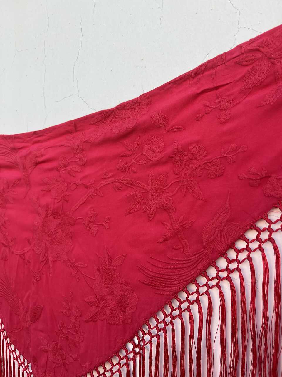 MANTON PAJAROS ROJO