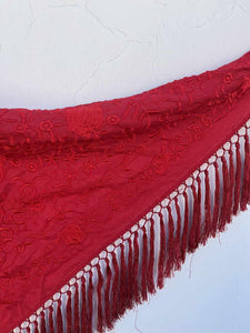 MANTON ROJO LISO