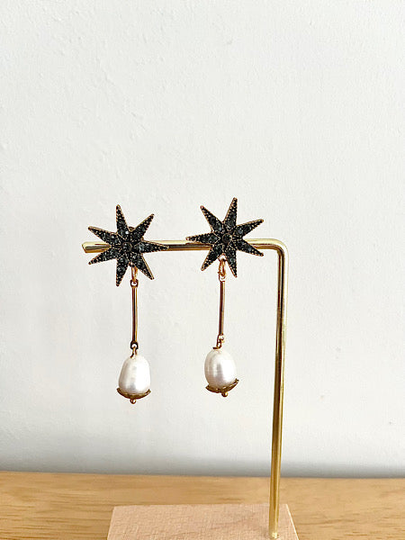 PENDIENTES STAR ANTRACITA