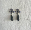 PENDIENTE ESMALTADO GRIS